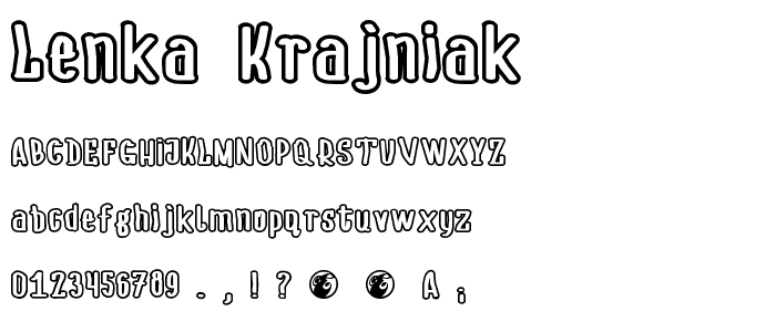 Lenka Krajniak font